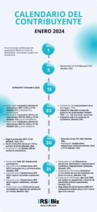 Calendario Del Contribuyente Enero 2024 RSBiz