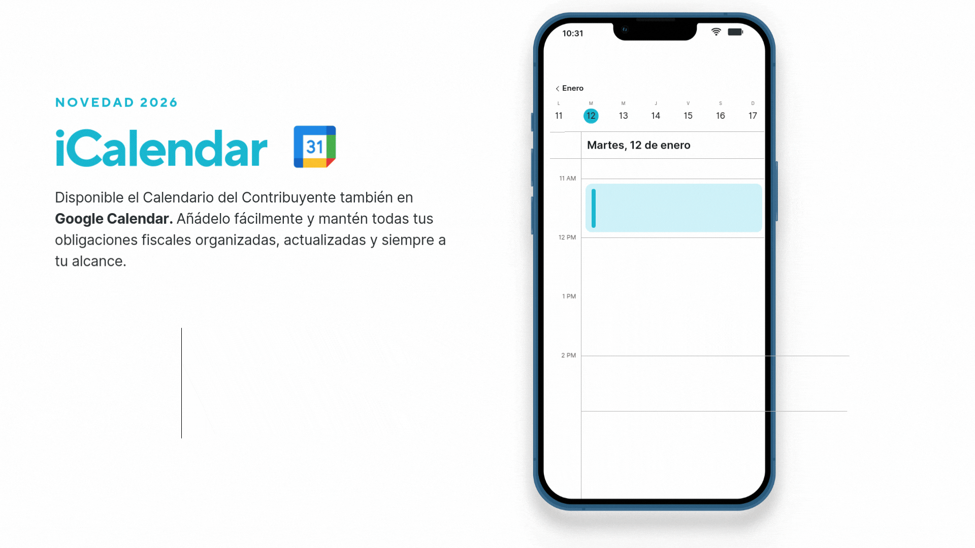 GIF Calendario del Contribuyente
